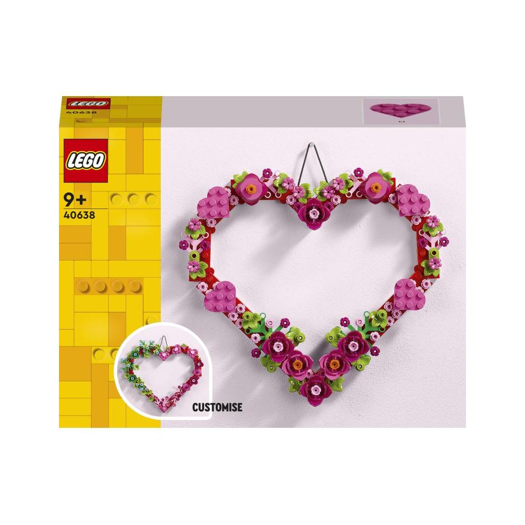 Lego Iconic Coração Decorativo 9+ 40638