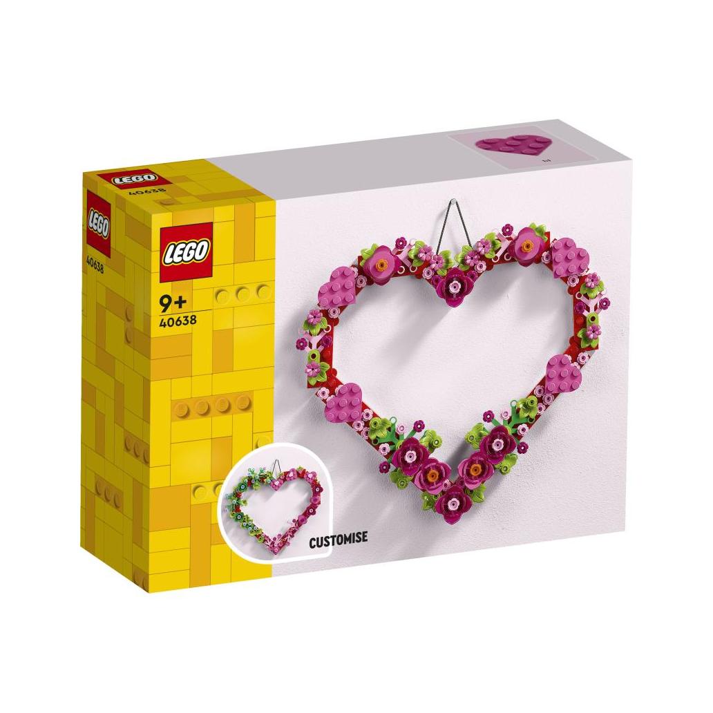 Lego Iconic Coração Decorativo 9+ 40638