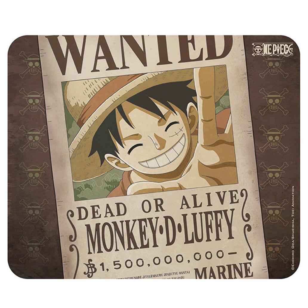 Tapete de Rato Abysse One Piece Cartel Recompensa Luffy