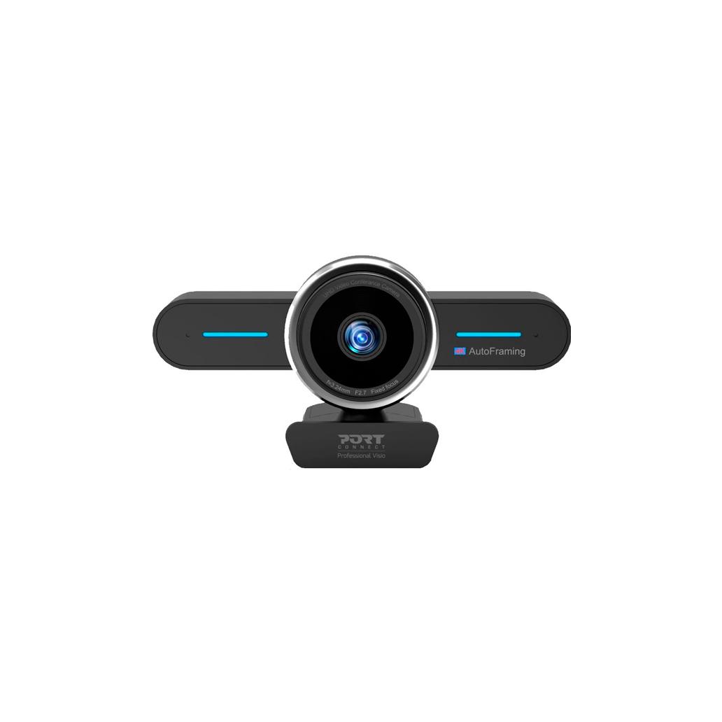 Webcam de Conferência Port Mini 4K Autoframe