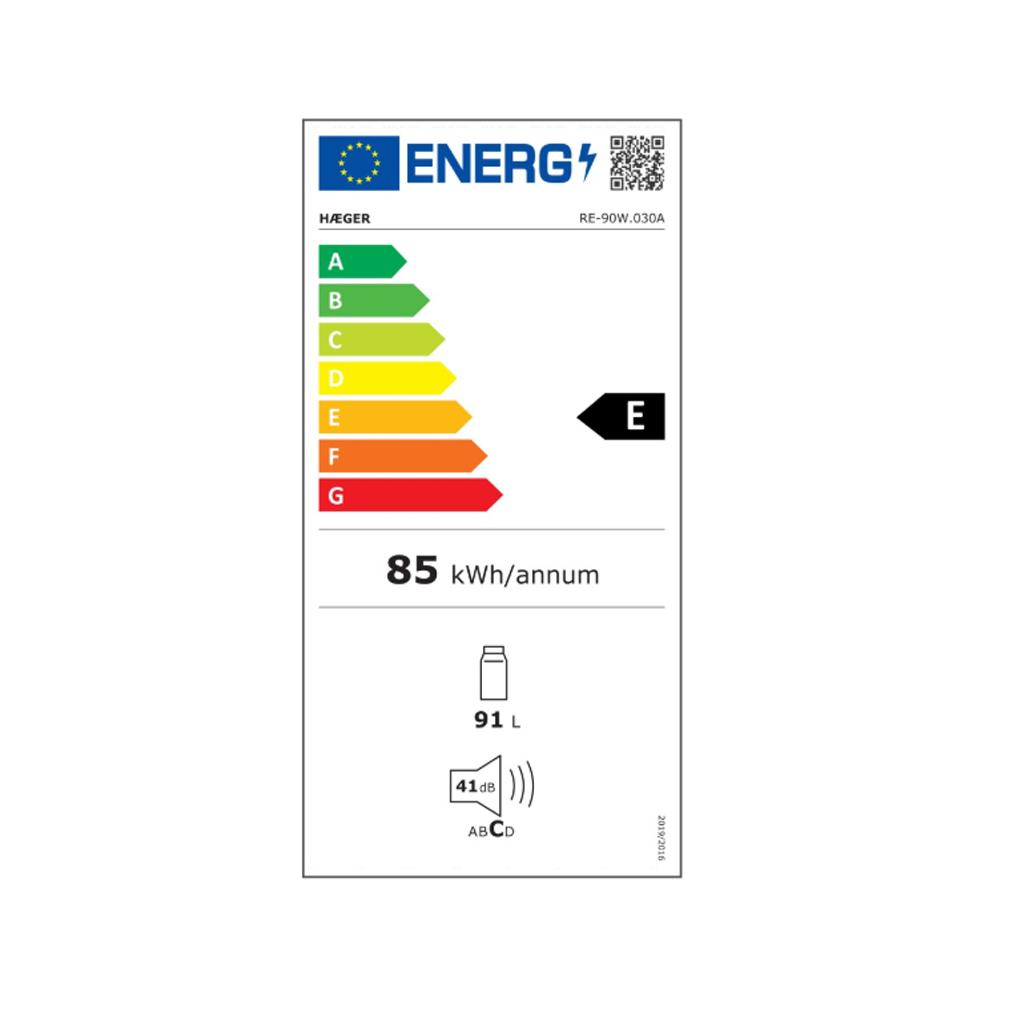 Frigorífico Haeger 1P  91L 83x47 NORTHPOLE