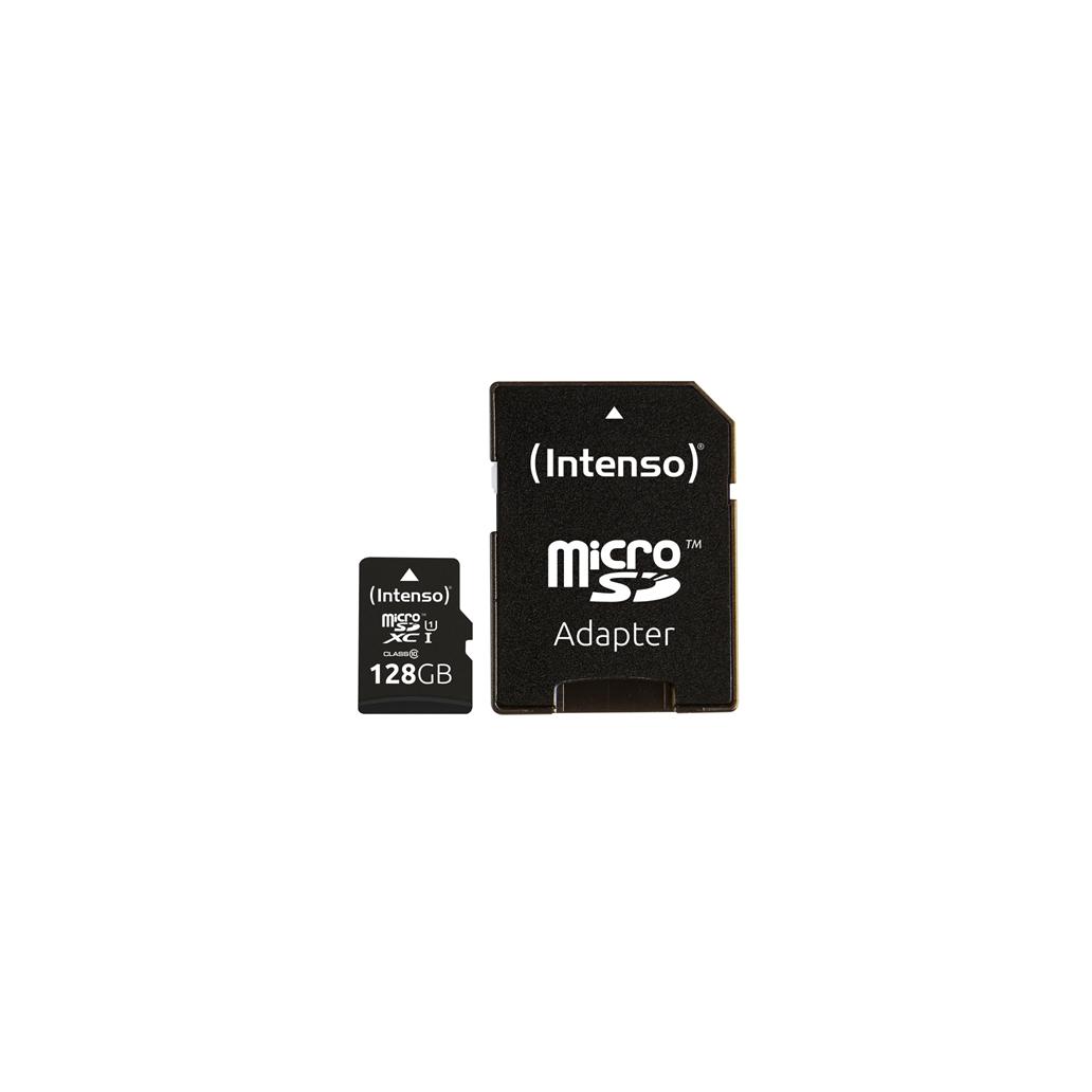 Cartão de Memória Micro SD Intenso 128GB c/ Adaptador