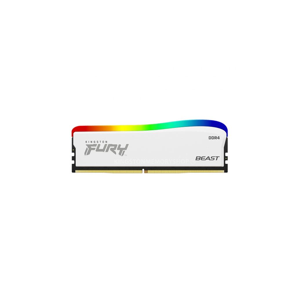 Memória RAM Kingston Fury Beast RGB 16Gb DDR4 3600MHz CL18