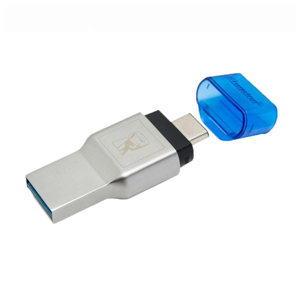 Leitor Cartões MicroSD Kingston MobileLite Duo 3C USB-A / C