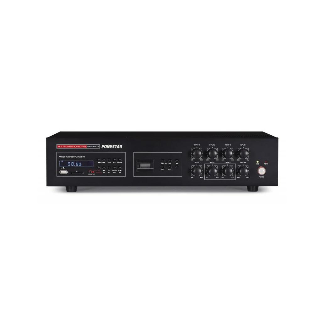 Amplificador Aúdio USB/MP3/FM 90W 24V Fonestar