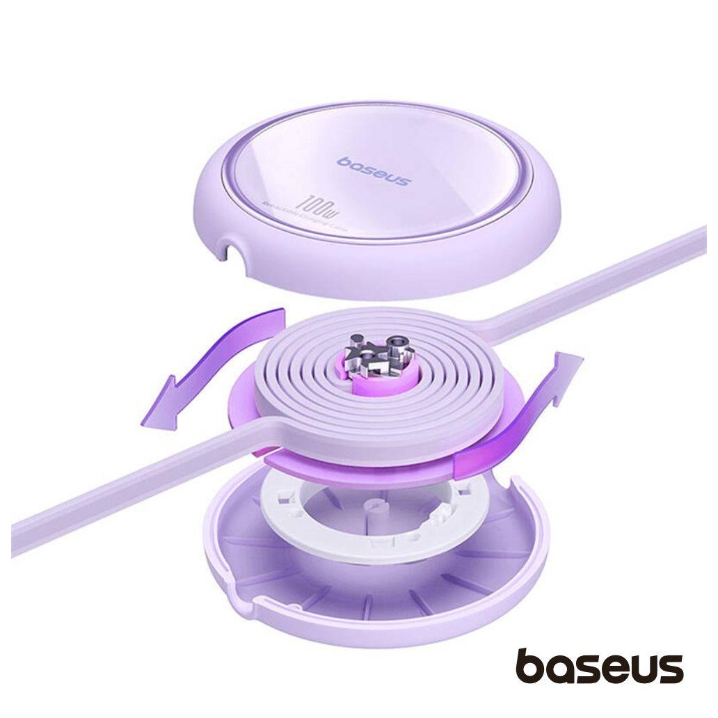 Cabo Retrátil USB-C P/ USB-C Macho PD 100W BASEUS