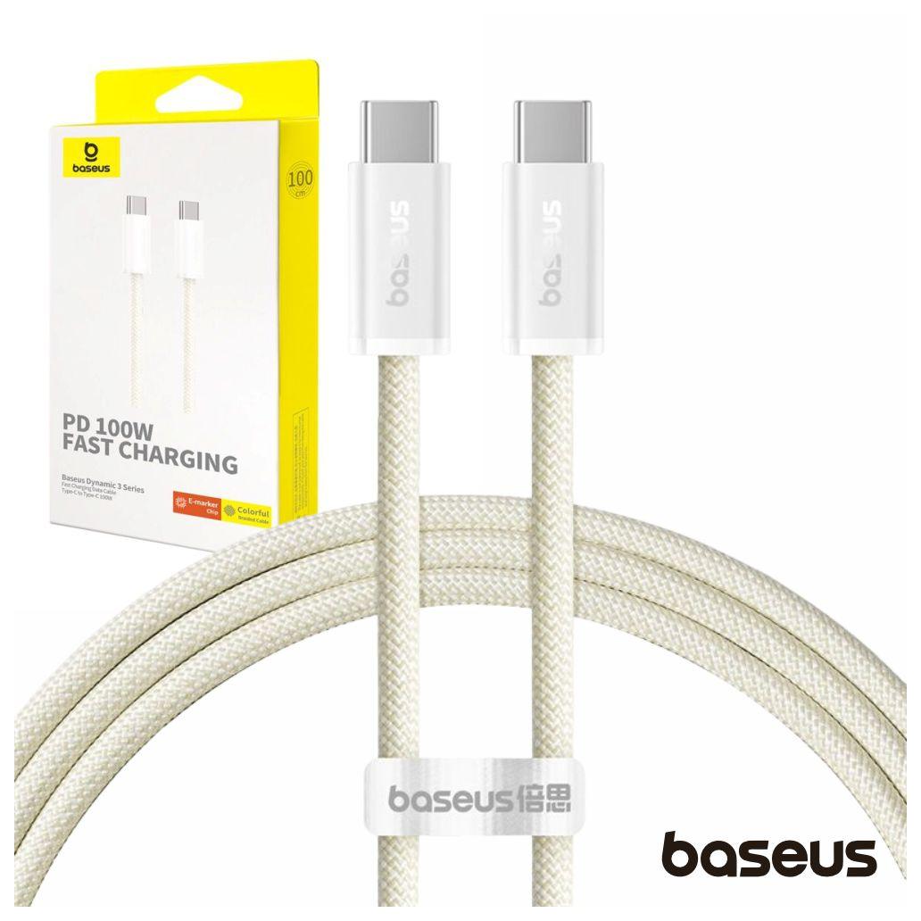 Cabo USB-C Macho P/ USB-C Macho 100W 2m Dynamic BASEUS