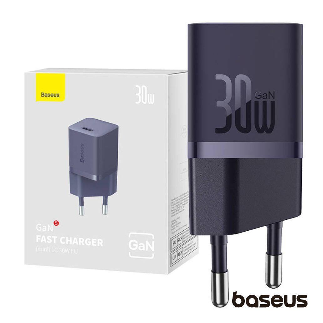 Alimentador Comutado Miniatura USB-C 30W GaN5 BASEUS