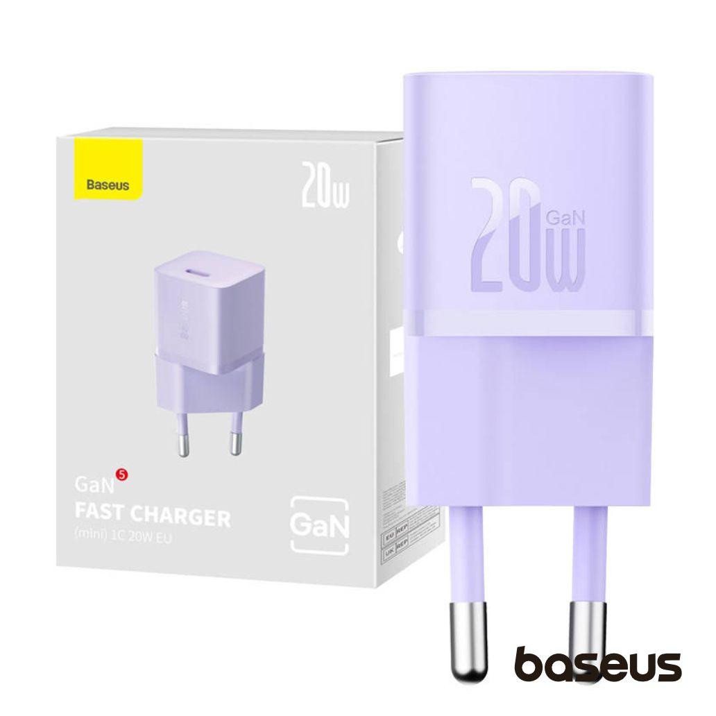 Alimentador Comutado Miniatura USB-C 20W GaN5 BASEUS