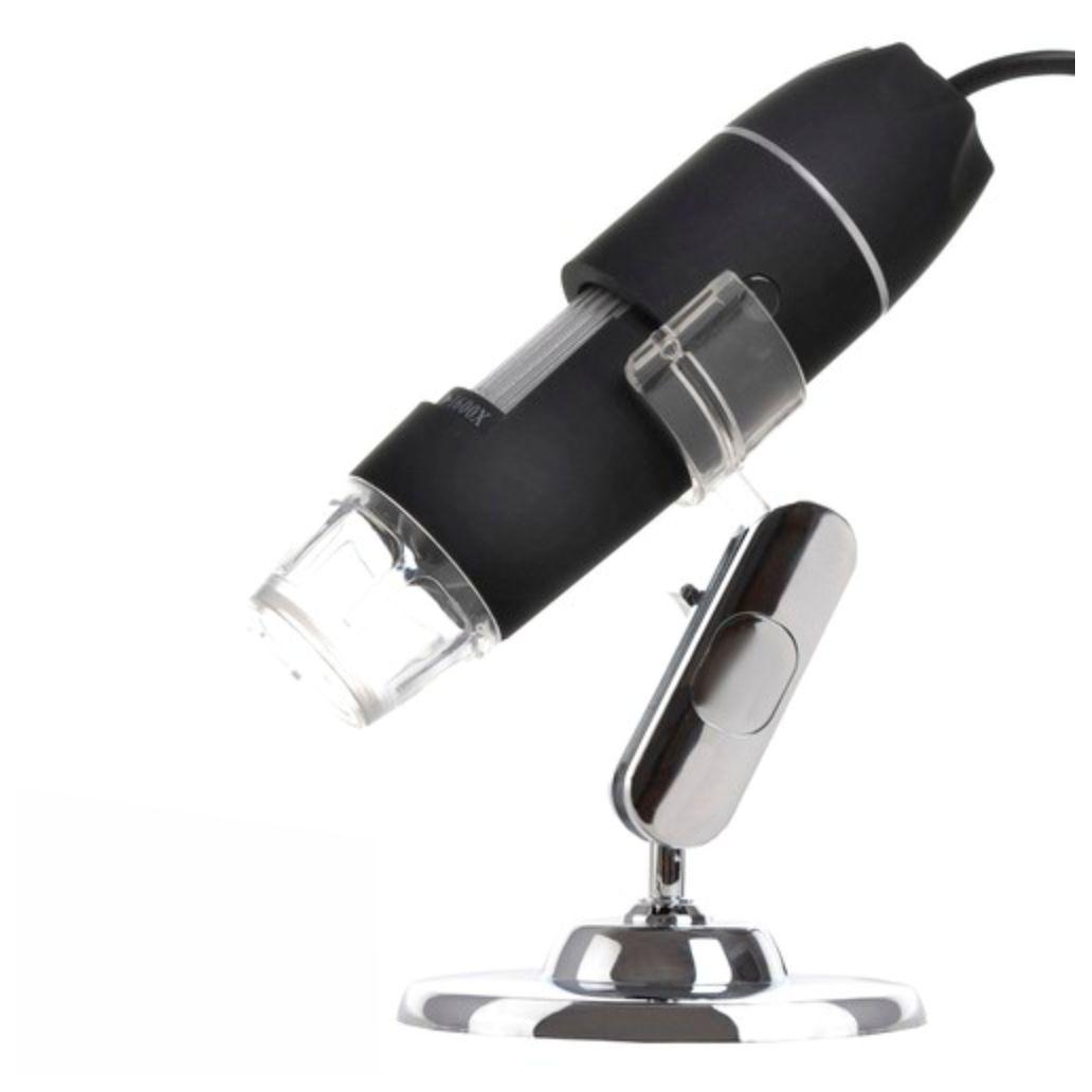 Microscópio Digital 2MP USB 8 LEDS C/ Ampliação 1600X
