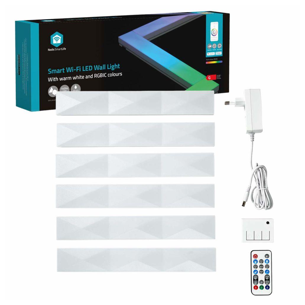 Conjunto 6 Barras LED Smart RGB WI-FI Modulares IP20