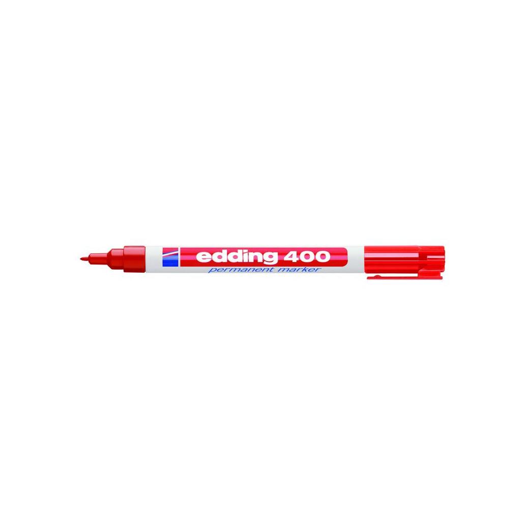 Marcador permanente edding 400 vermelho (4-400002) (4400002)