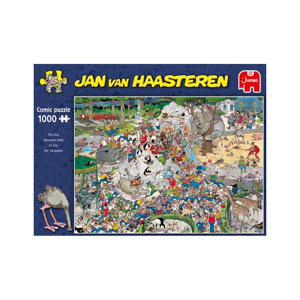 Puzzle jumbo jan van haasteren the zoo 1000 peças
