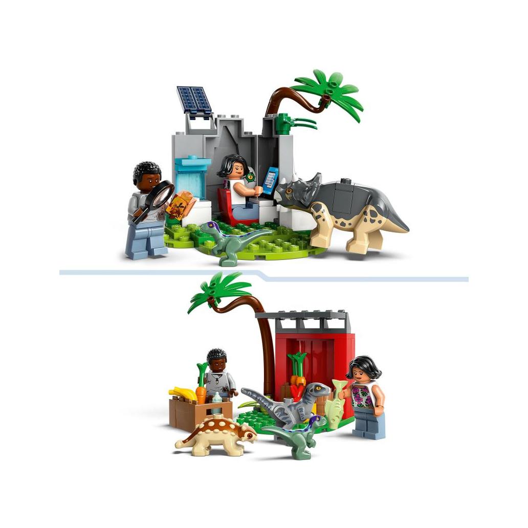 Lego jurassic world centro de salvamento para bebés dinos ba