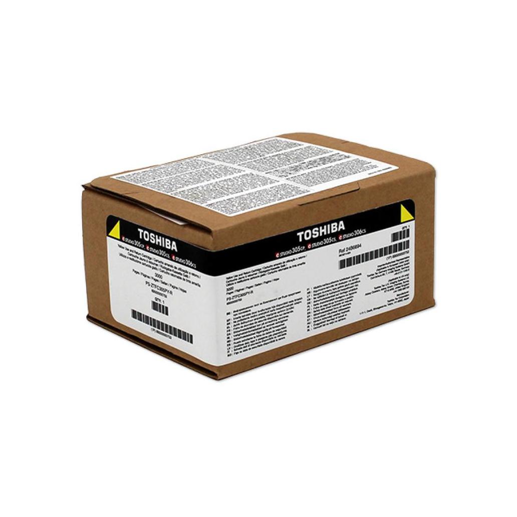 Toner toshiba t-fc305py-r tfc305pyr amarelo gelb (6b00000075