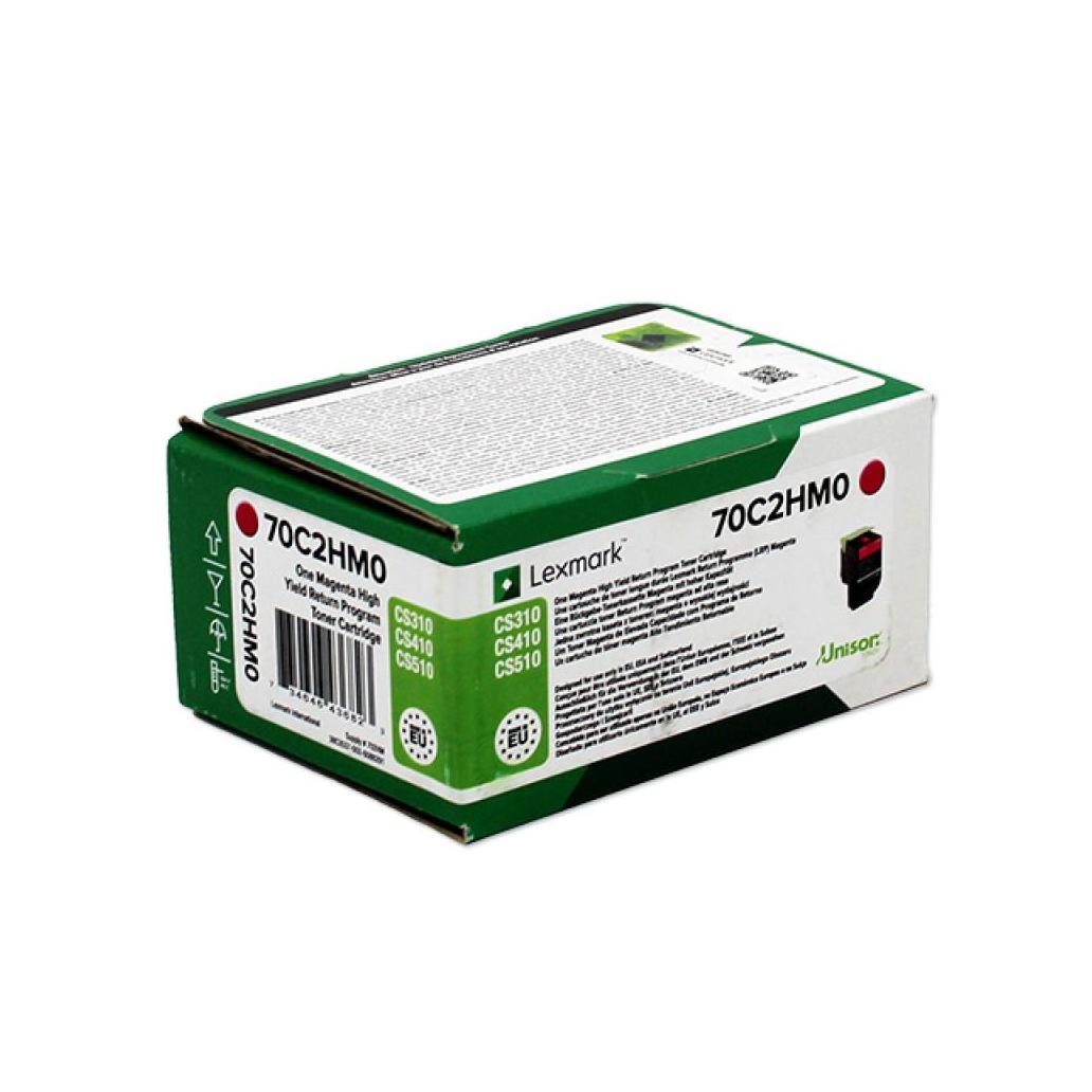 Toner lexmark 702hm magenta (70c2hm0)