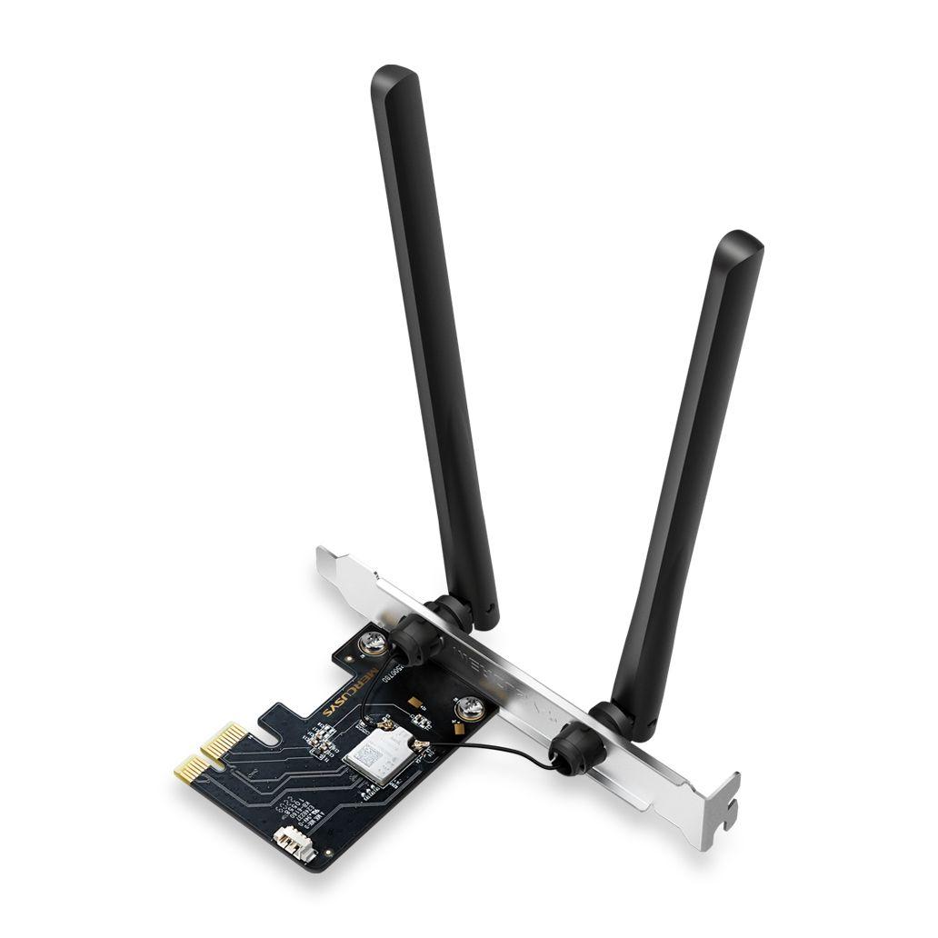 Adaptador mercusys axe5400 tri-band wi-fi 6e bluetooth pci e