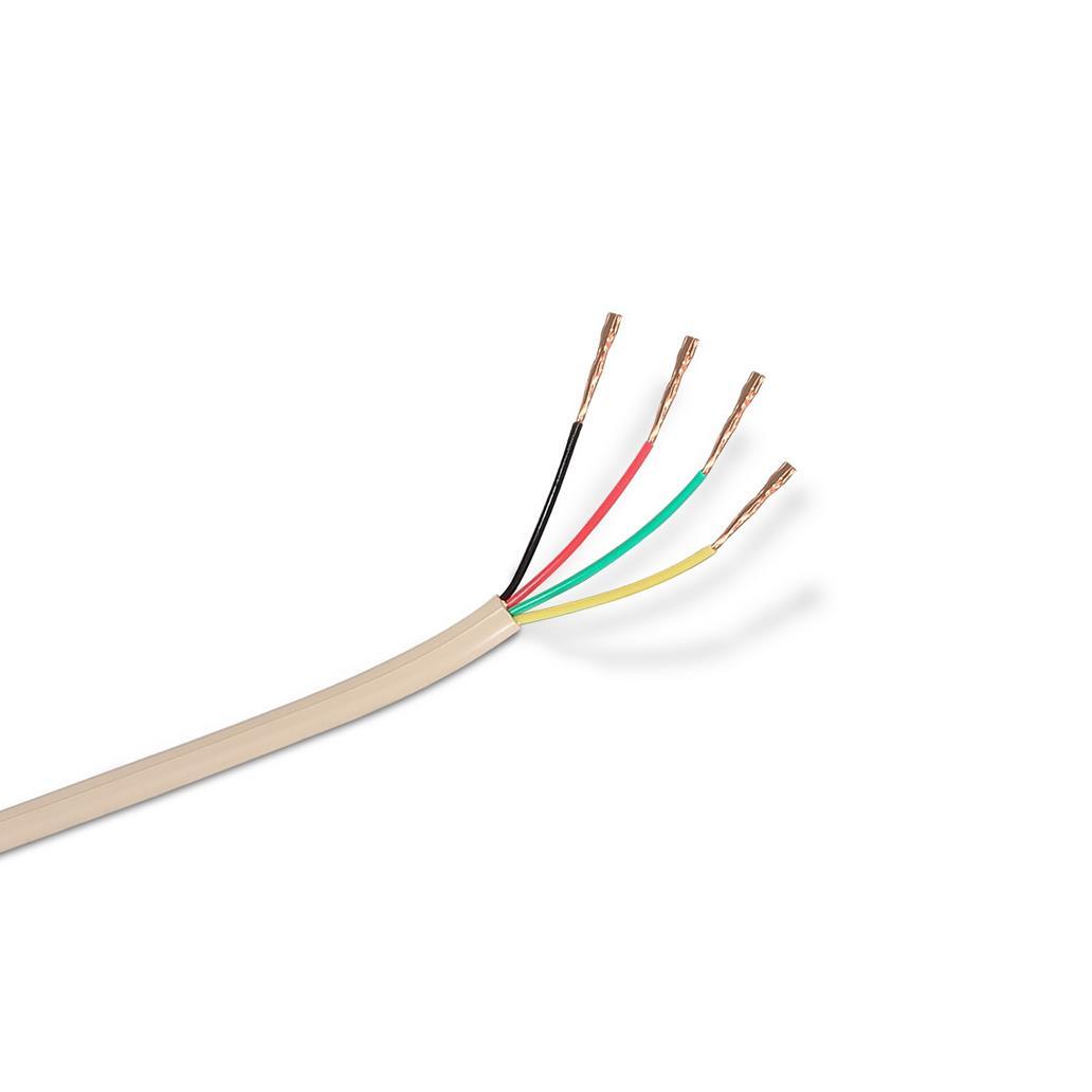 Cabo rj11 4c bege 100m aisens a143-0321