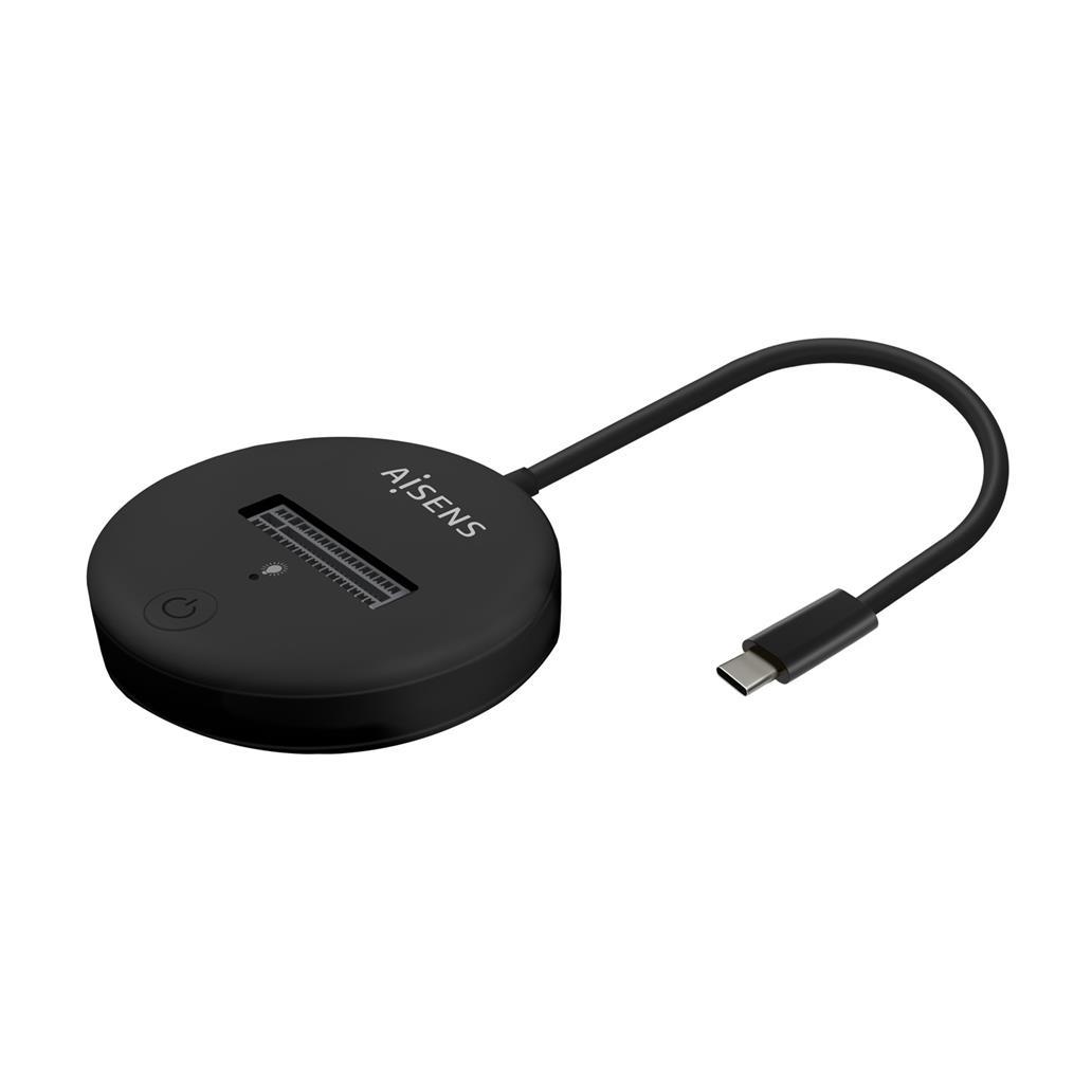 Base de ligação aisens usb-c m.2 ngff sata nvme a usb3.1 gen