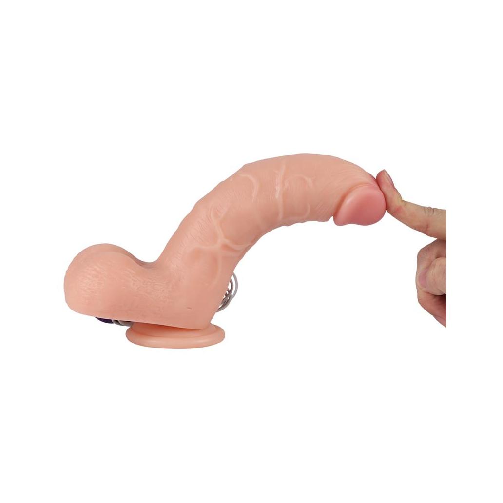 Vibrador realista control remoto adam 21 cm