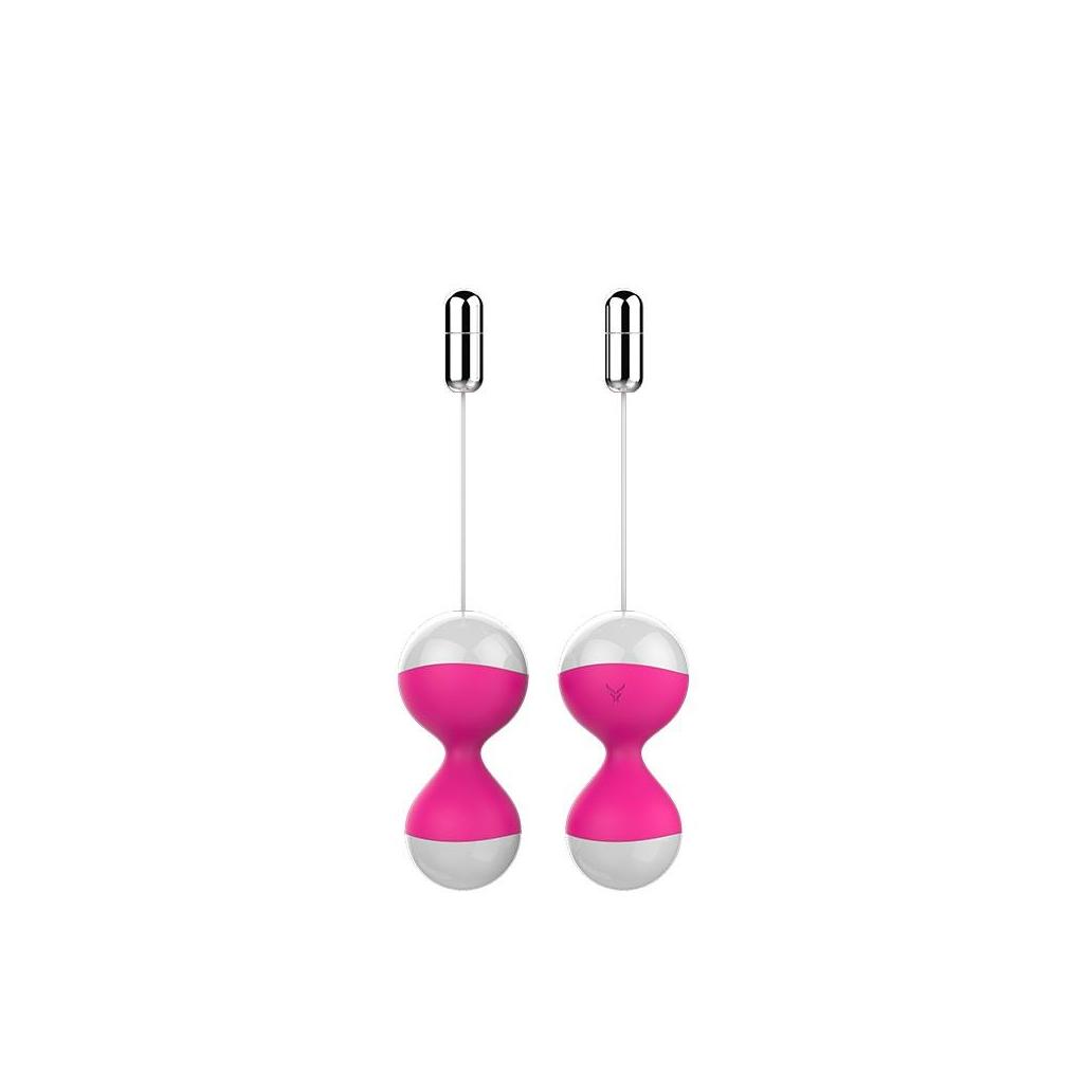 Ovo vibratório e bolas kegel miu miu fuchsia