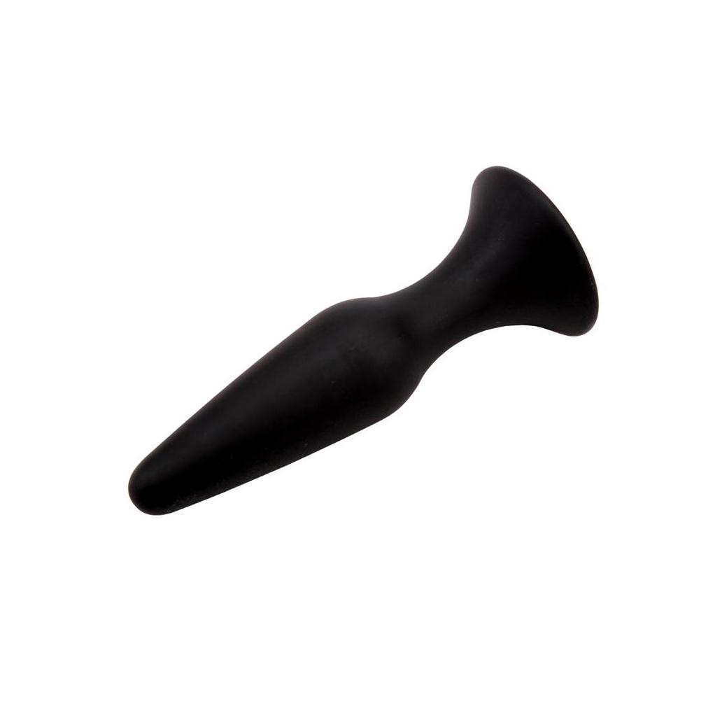Plug anal 12,5 x 3,1 cm silicona negro