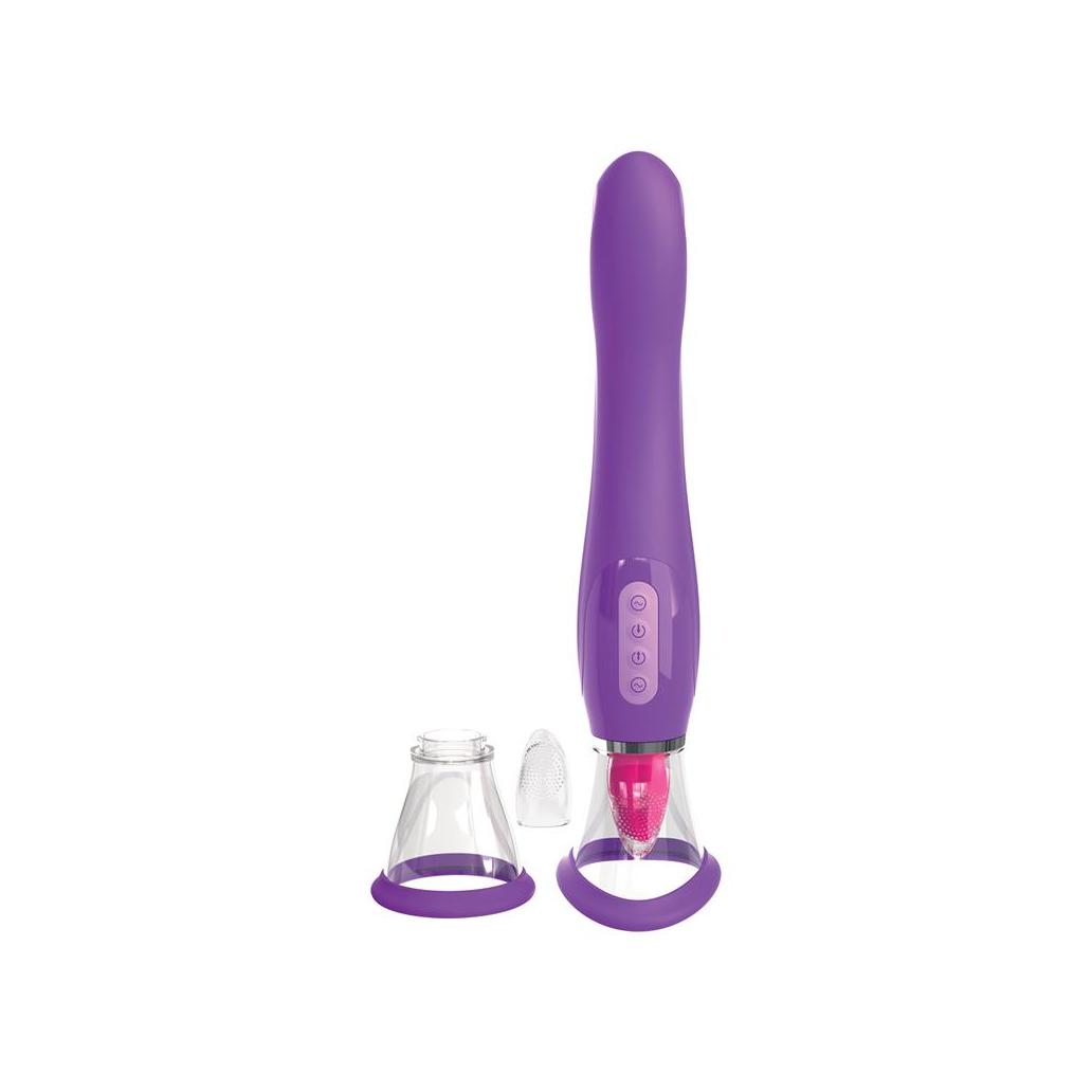 Vibrador e estimulador de clitóris her ultimate pleasure