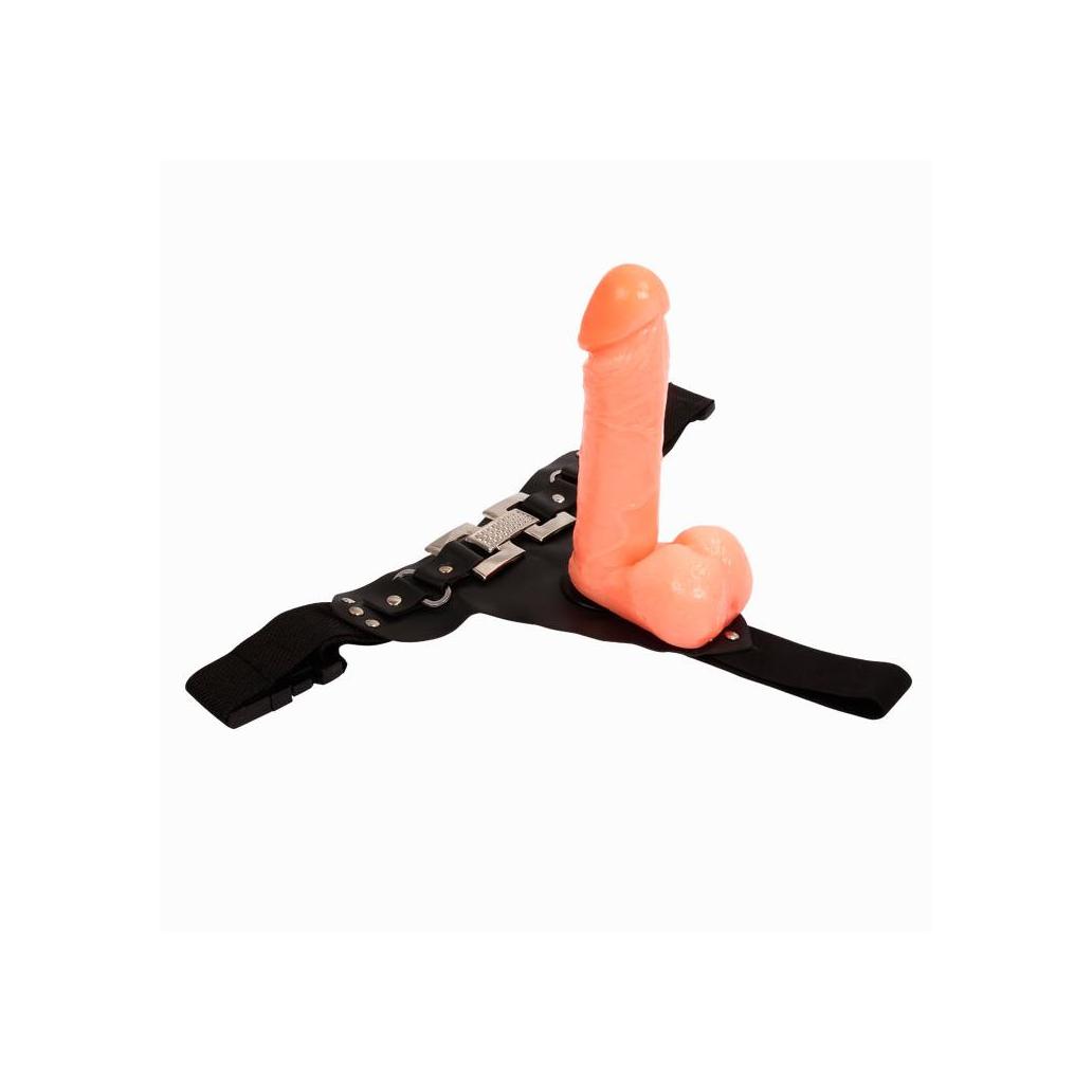 Arnês com dildo 15,7 cm