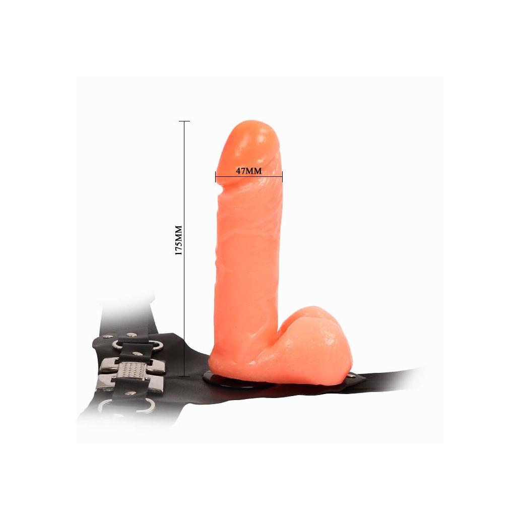 Arnês com dildo 15,7 cm