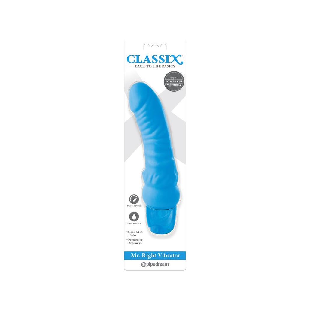 Vibrador mr. right azul