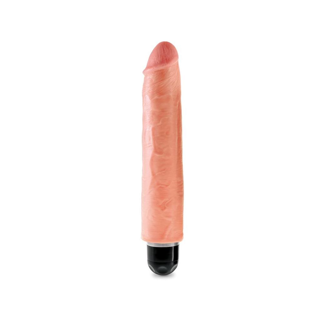 King cock vibrador stiffy de 10 - cor natural