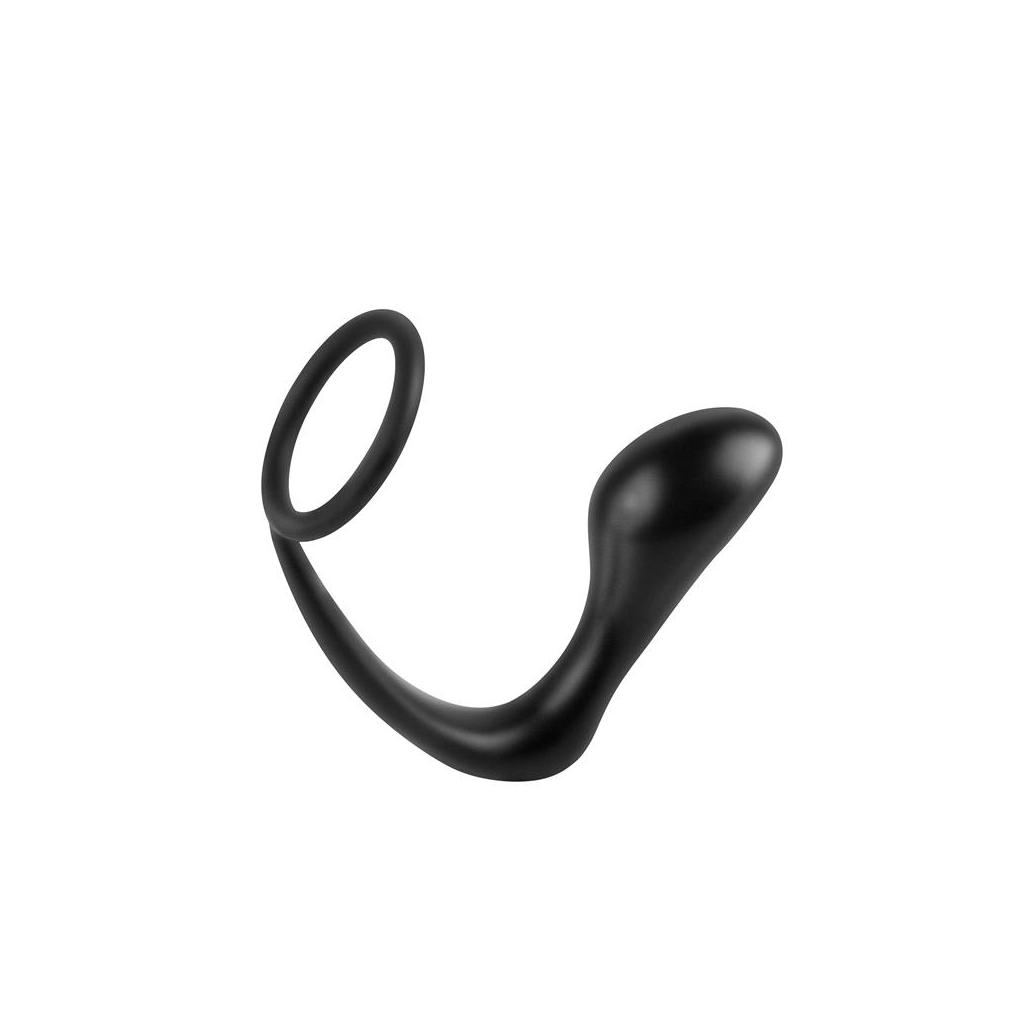 Estimulador anal ass-gasm cockring plug - cor negro