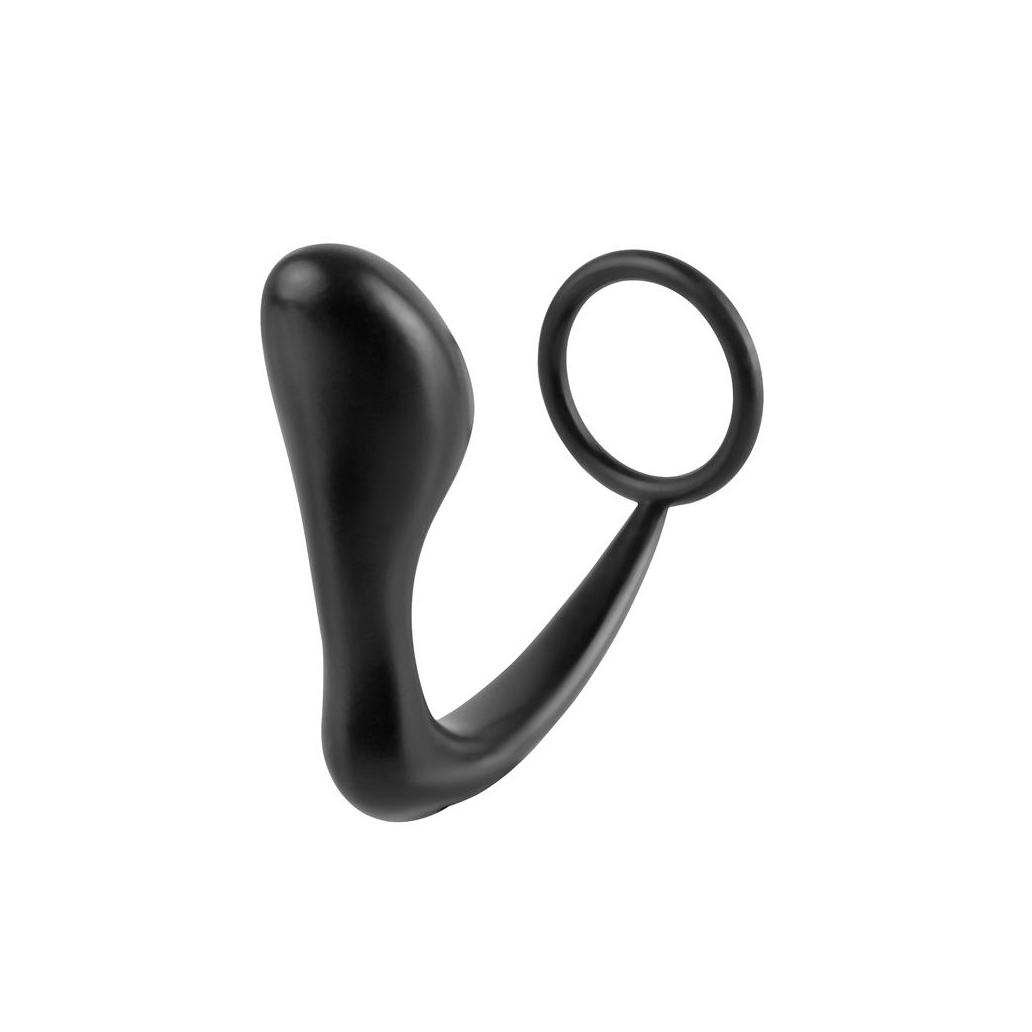 Estimulador anal ass-gasm cockring plug - cor negro