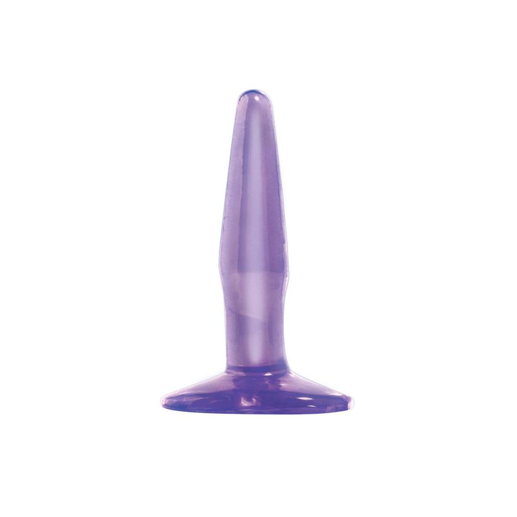 Basix rubber works mini butt plug - cor púrpura
