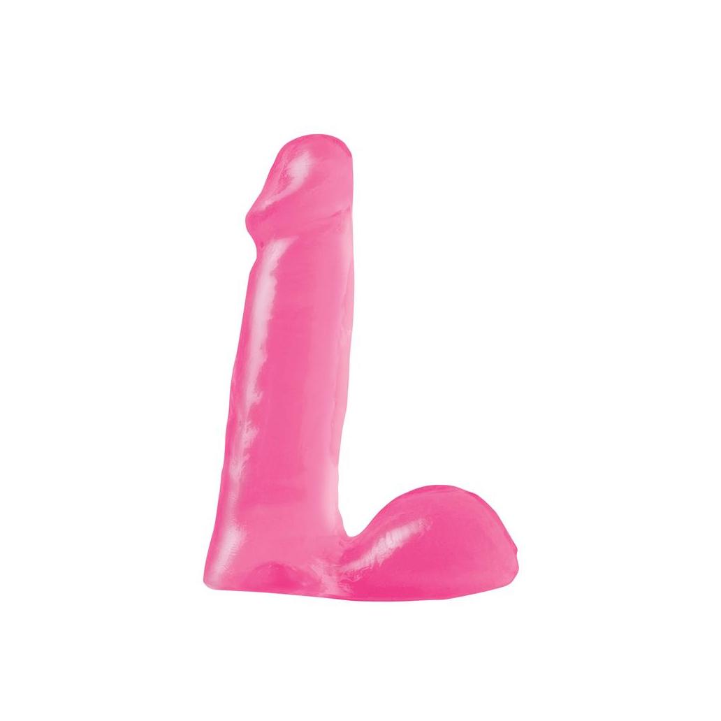 Caneta basix rubber works 15.24 cm - cor rosa