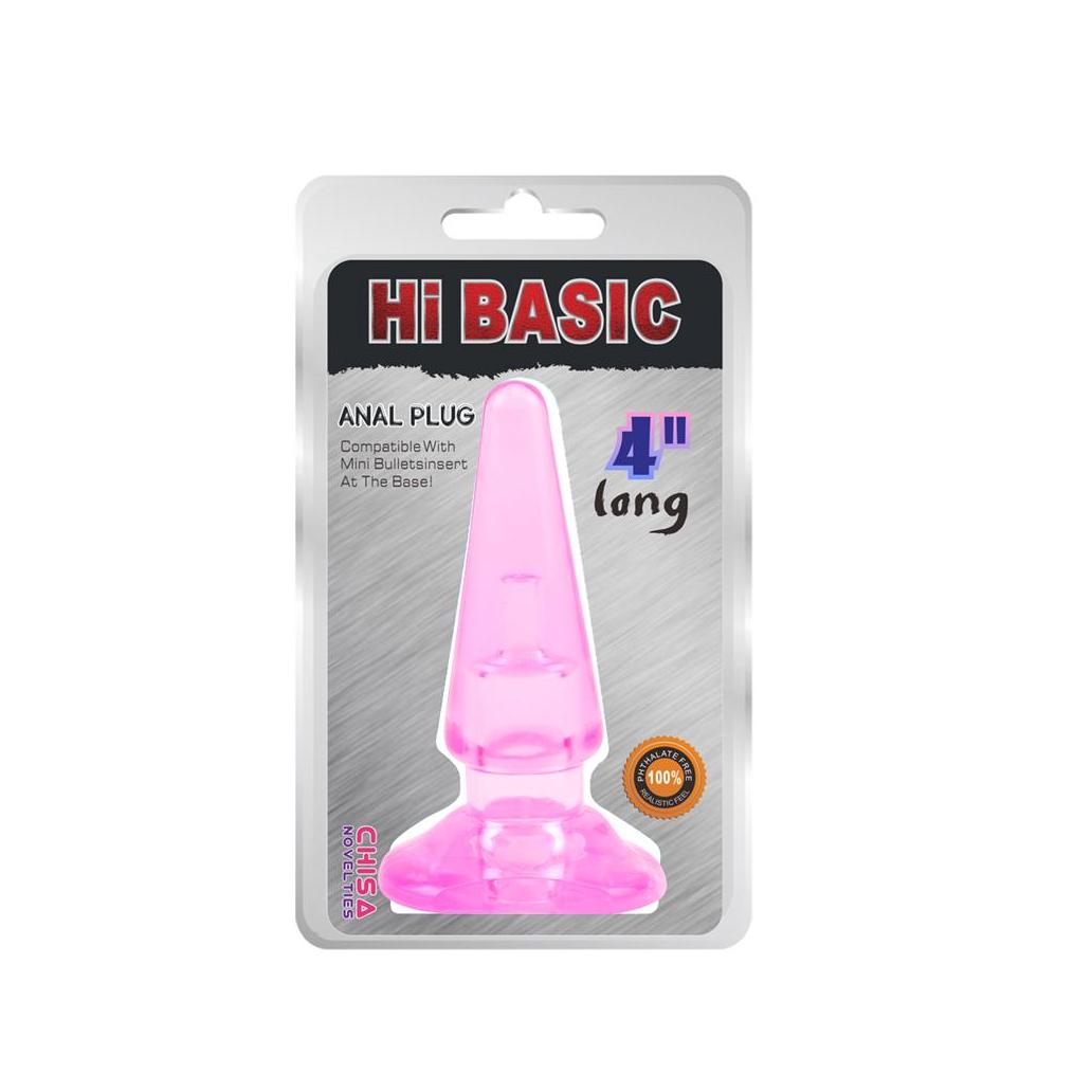 Plug anal sassy rosa 10,4 x 3,2cm