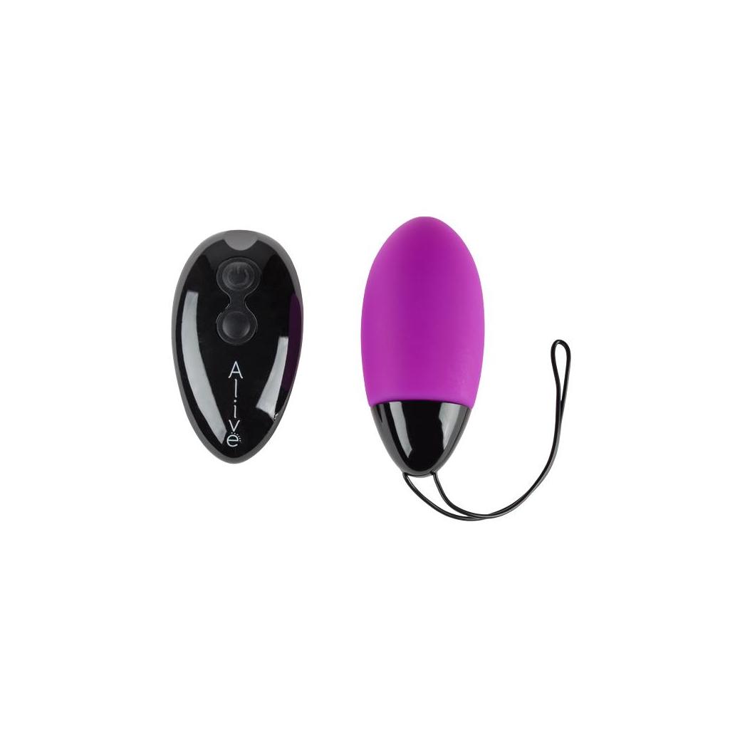 Huevo vibrador magic egg max purpura silicona 8,3 cm