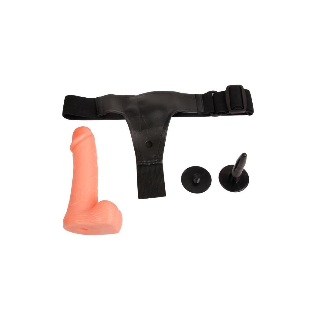 Arnês ajustável com dildo 18 cm