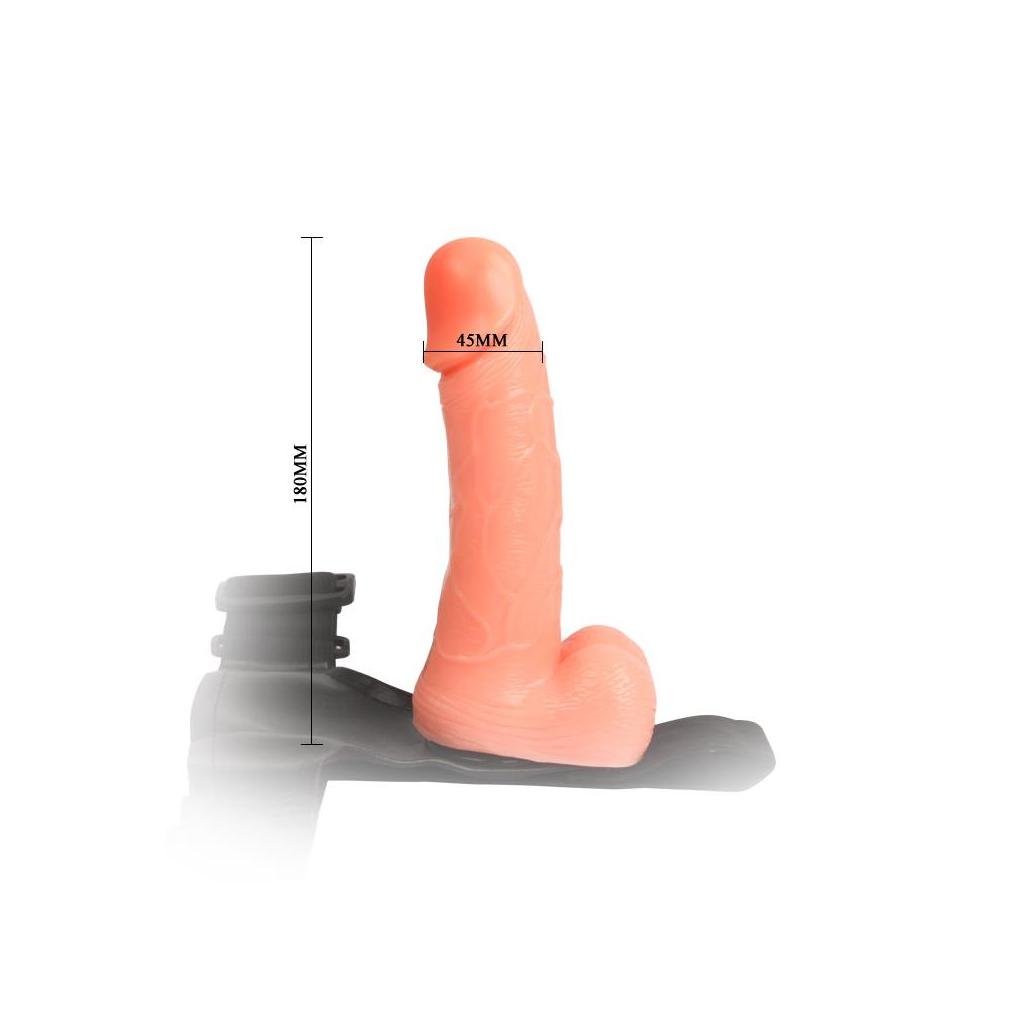 Arnês ajustável com dildo 18 cm