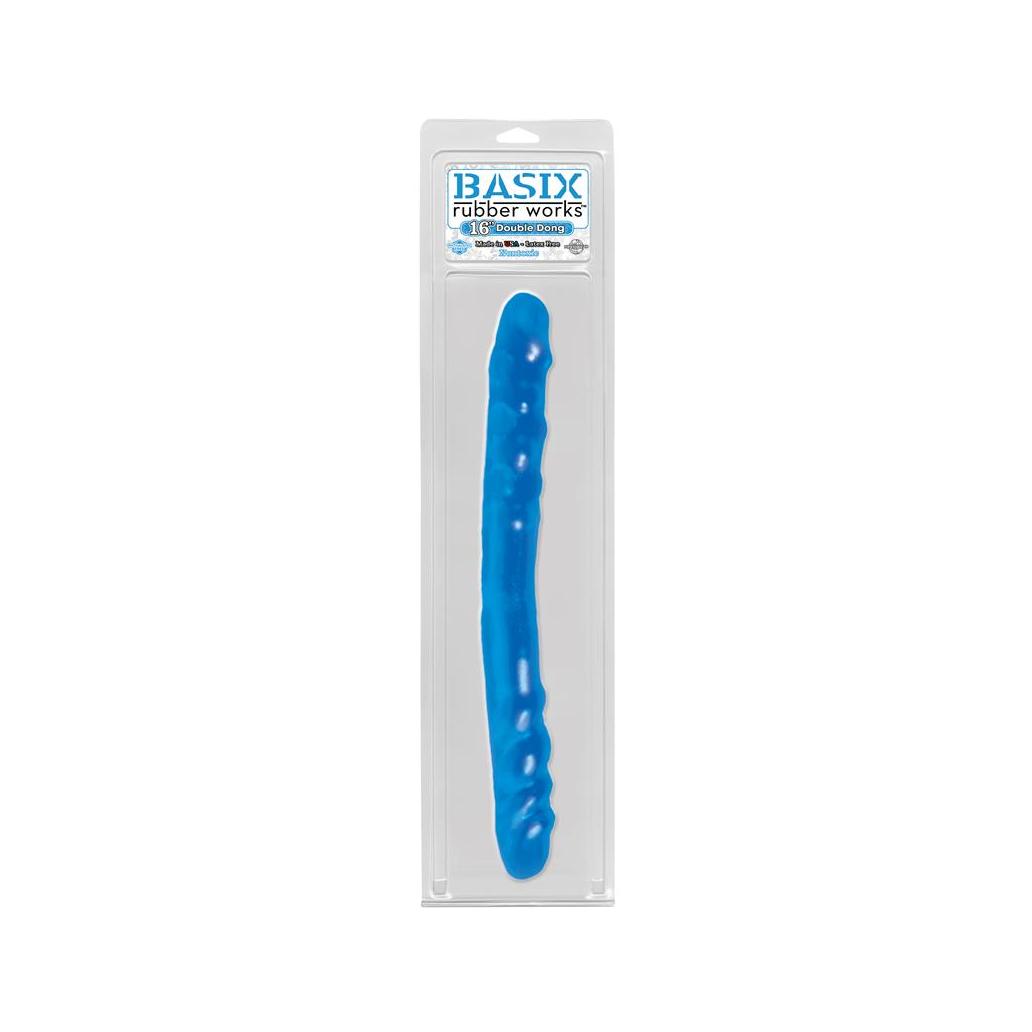 Basix rubber works 40,6 cm doble verga - cor azul