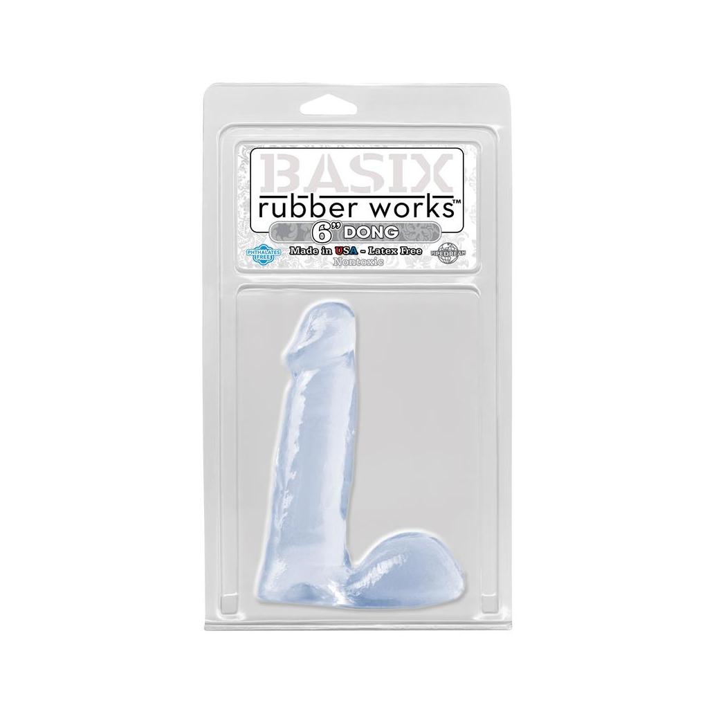 Basix rubber works 19,05 cm pene transparente