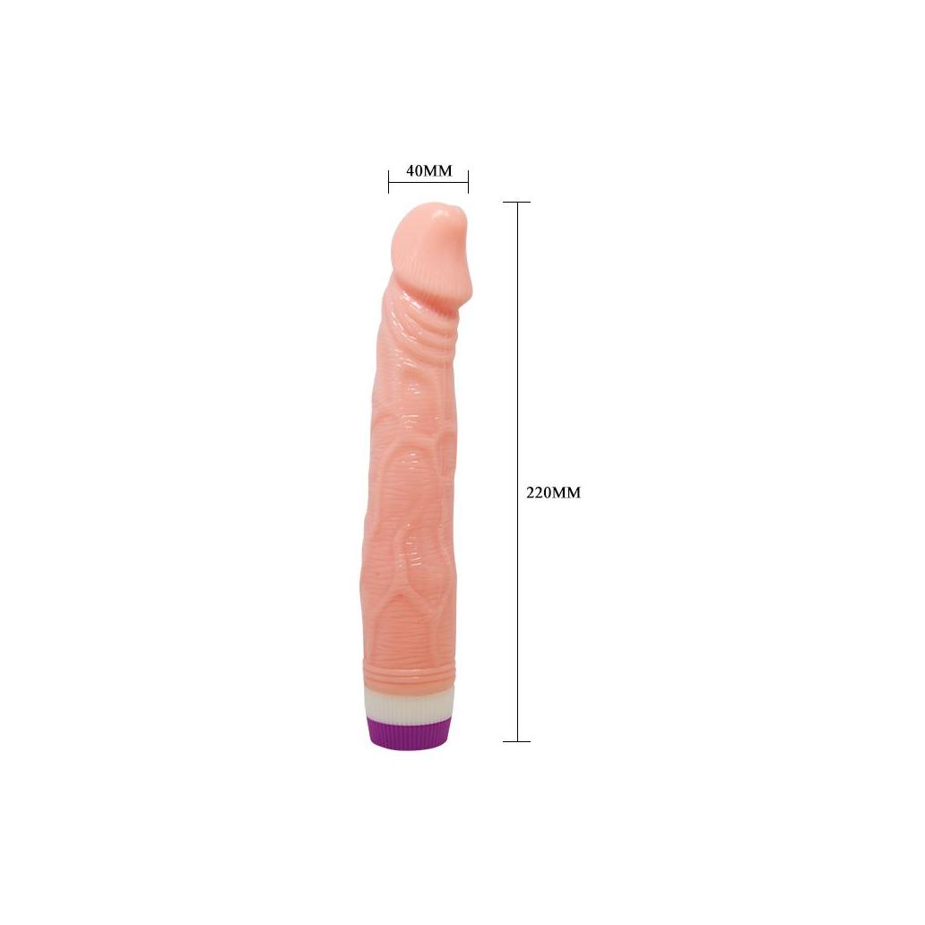 Vibrador natural colour 22 cm