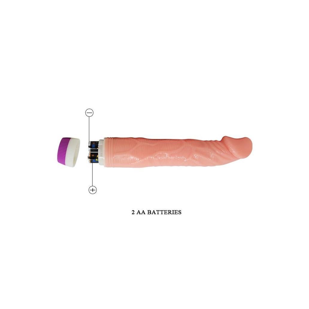 Vibrador natural colour 22 cm