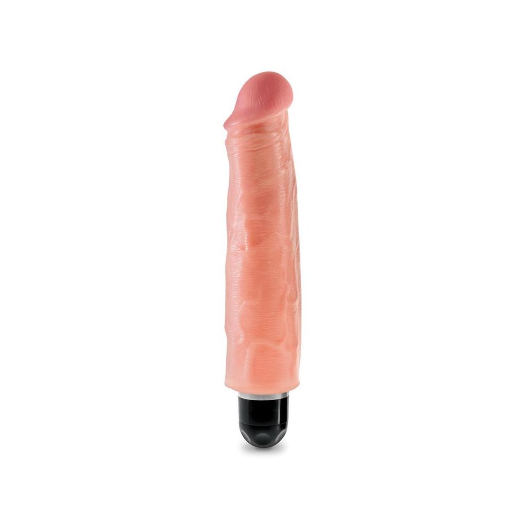 King cock vibrador stiffy de 7 - cor natural