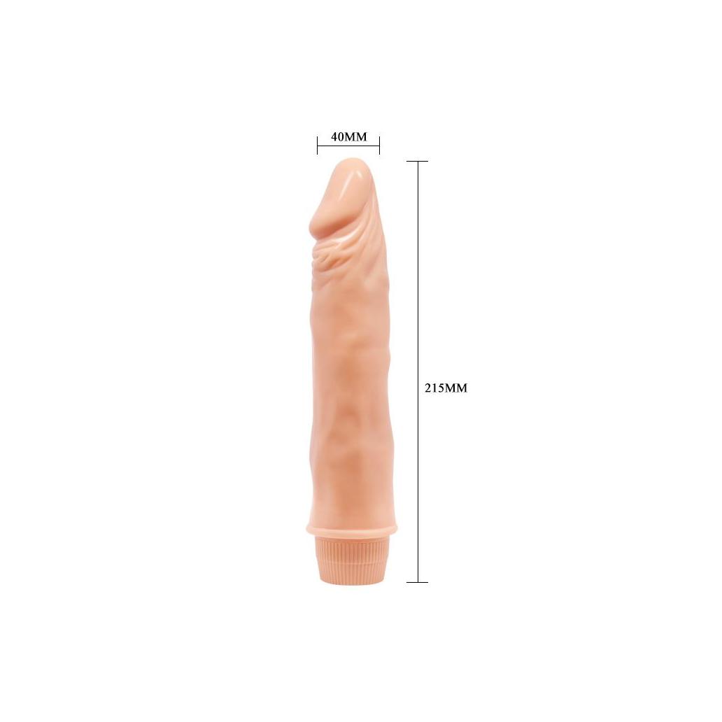 Vibrador natural colour 21,5 cm