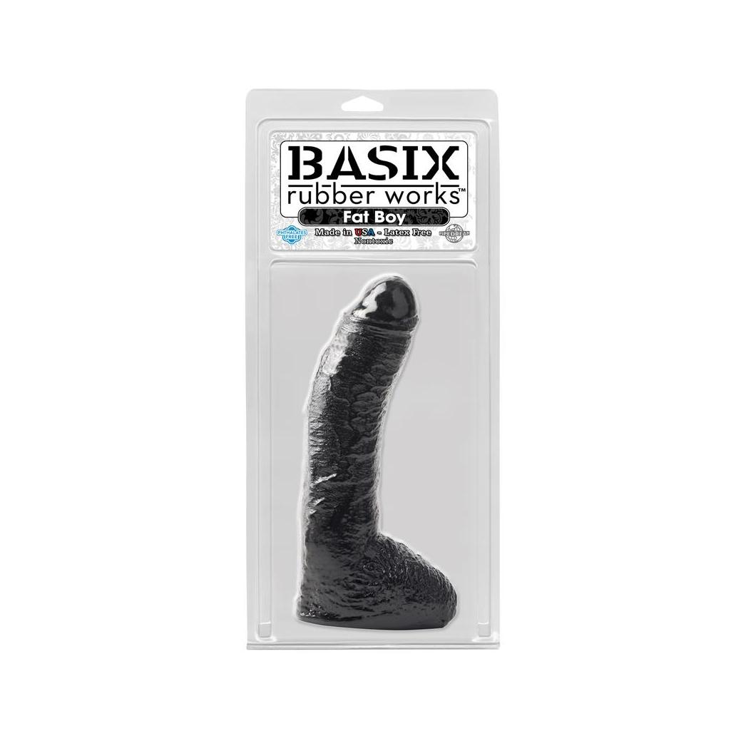 Basix rubber works fat boy - cor negro