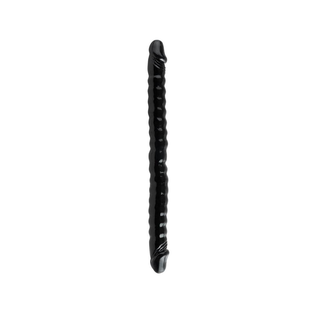 Basix rubber works 45,7 cm doble verga - cor negro