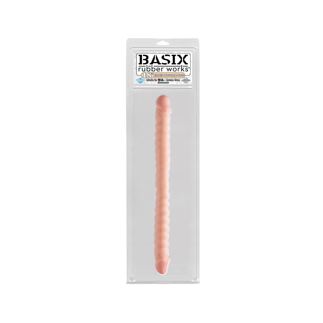 Basix rubber works 45.7 cm doble verga - cor natural