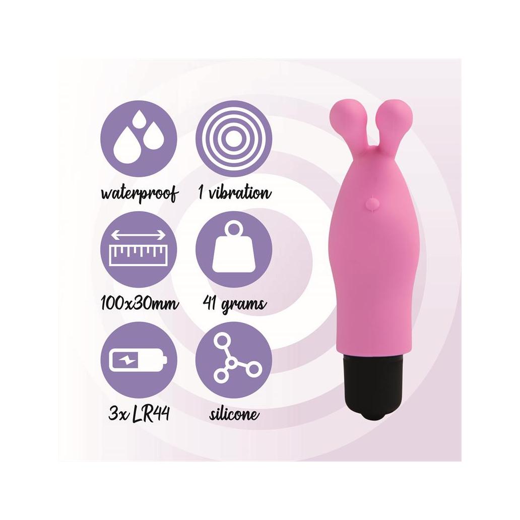 Vibrador de dedo magic finger rosa