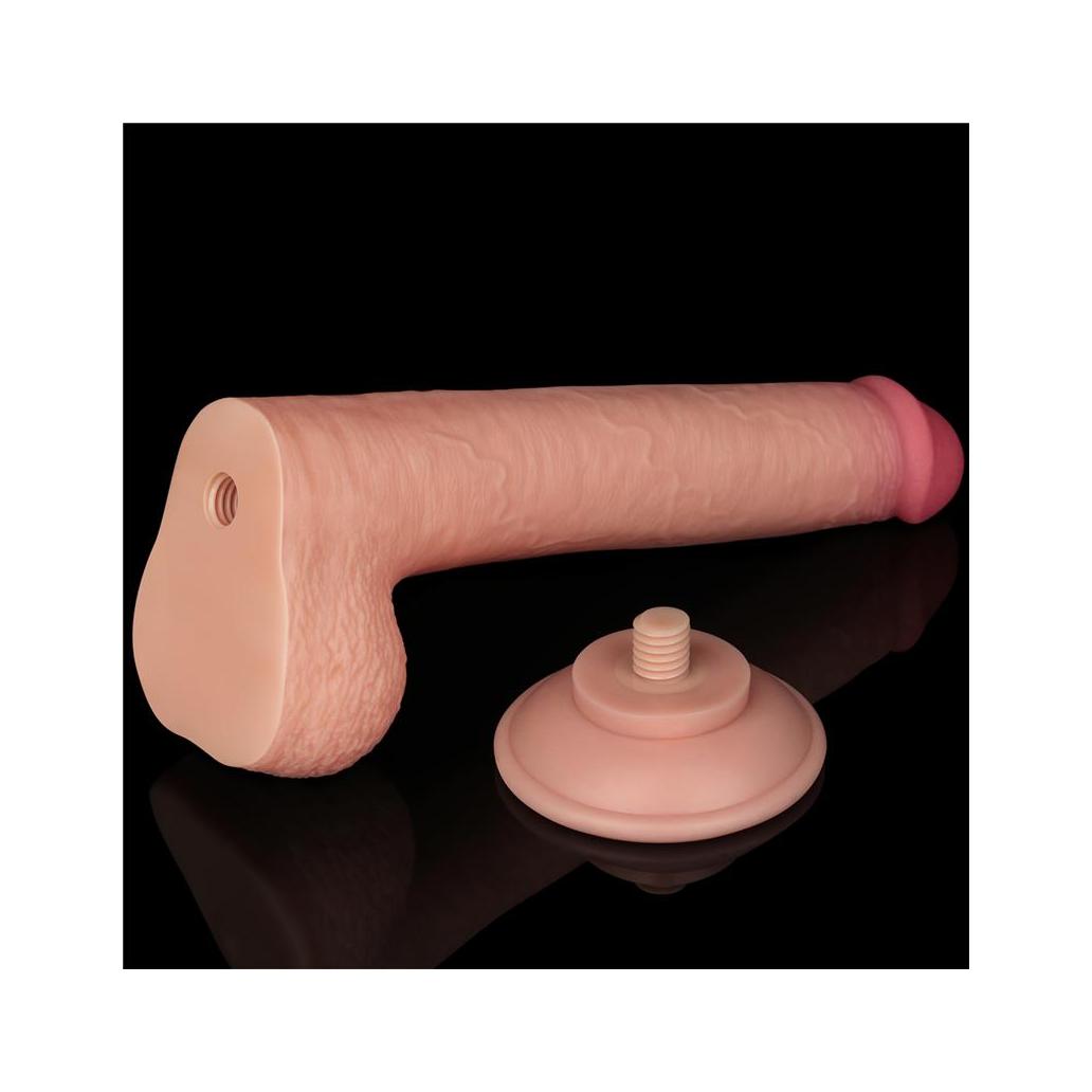 Dildo dual density piel deslizante 9